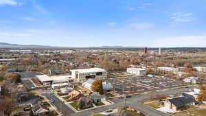Aerial view of mountains