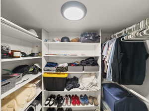View of spacious closet