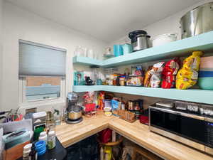 View of storage area