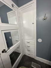 Bathroom featuring baseboards