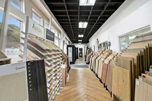 Misc room featuring stairs