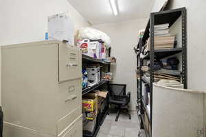 View of storage room