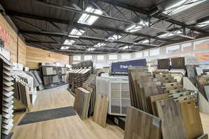 Misc room with wooden walls