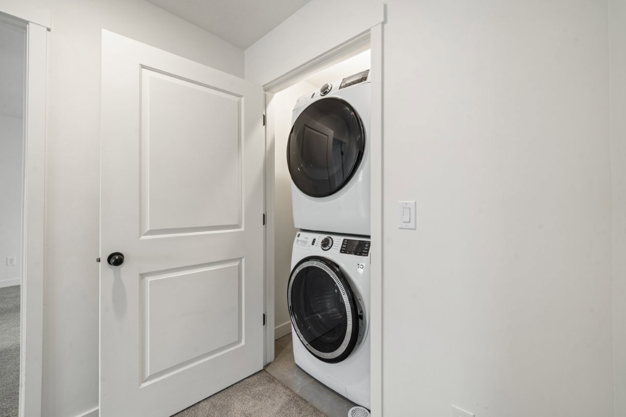Washer and dryer included