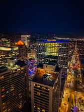 City view featuring a view of city lights