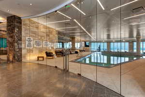 View of indoor pool