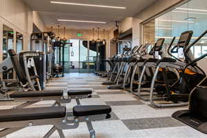 View of exercise room
