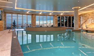 View of indoor pool