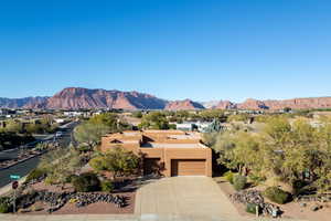 View of mountain background