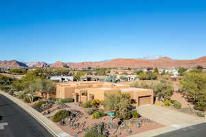 View of mountain background