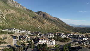 View of lot facing S