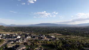 View of lot facing SW