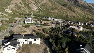 View of lot facing S