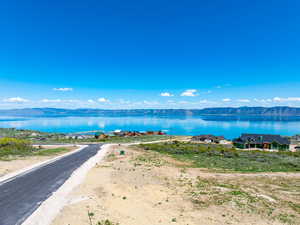 Water view with mountains