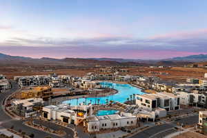 Drone / aerial view of mountains