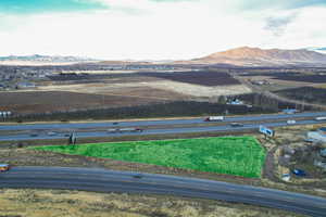Bird's eye view of mountains