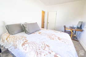 Bedroom featuring baseboards