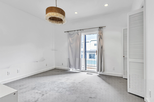 Plenty of natural light in this bedroom.