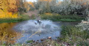 Exterior view of a heavily wooded area
