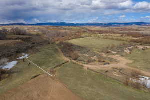View of rural area featuring a mountain backdrop