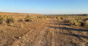 View of undeveloped land with rural landscape