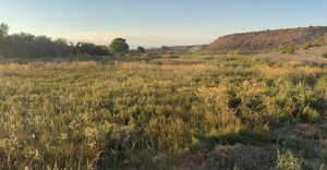 Mountain view with rural landscape