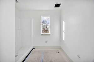 Bathroom featuring a shower