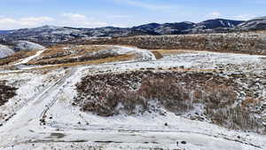 View of mountain background