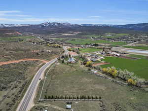 Bird's eye view of mountains