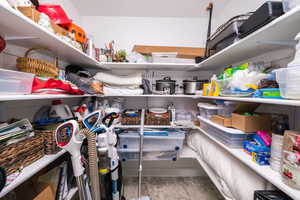 View of storage area