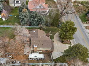Aerial view of property's location