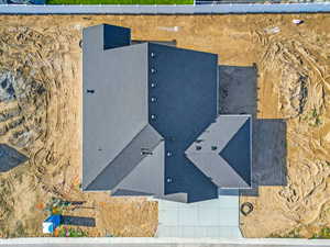 View from above of property