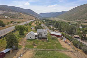 View of rural area with mountains