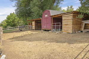 View of stable