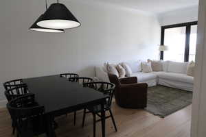 Dining and living area