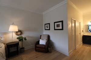 Bedroom sitting area