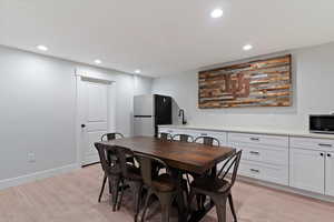 Second kitchen in basement