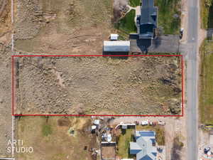 View of property location featuring property parcel outlined