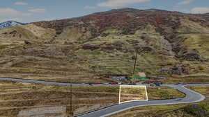 View of mountain background
