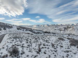 View of mountain backdrop