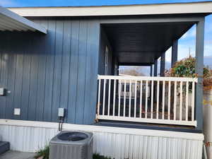 Exterior view of a cooling unit