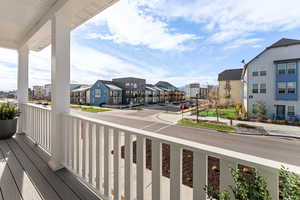 Balcony off owner's retreat. PHOTOS OF MODEL HOME FLOORPLAN, NOT ACTUAL HOME