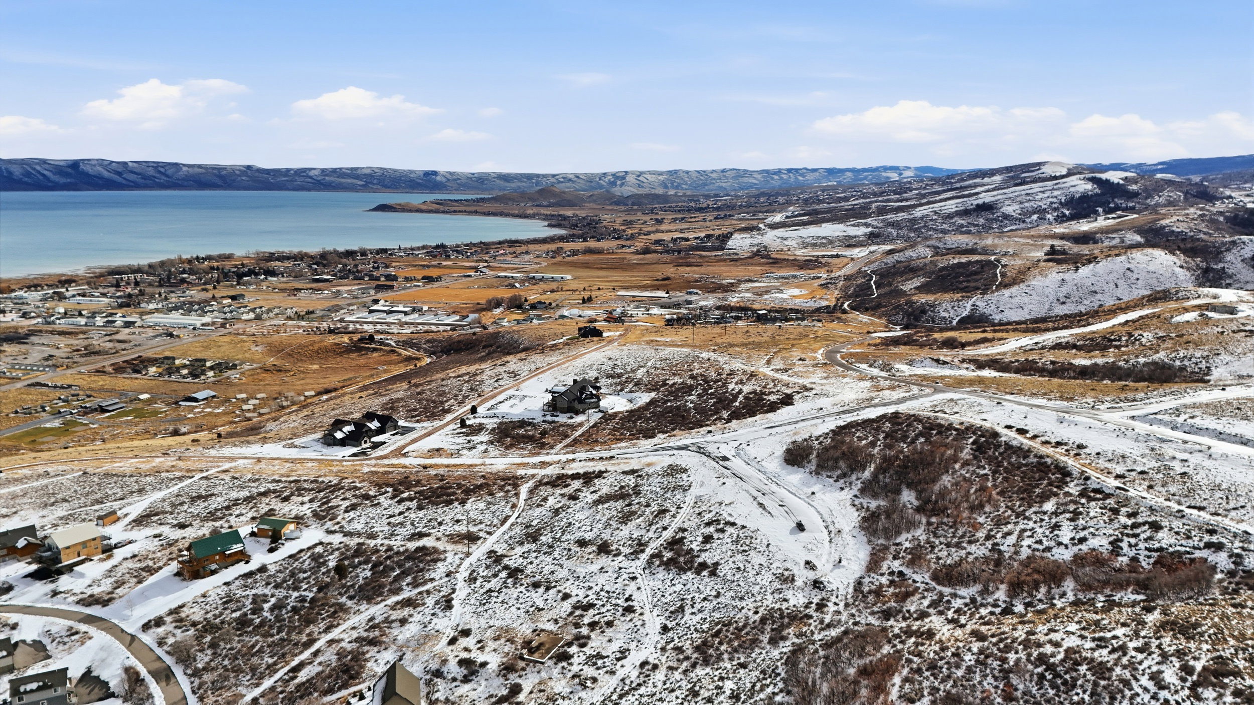 Bird's eye view of mountains