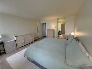 Bedroom featuring wood finished floors