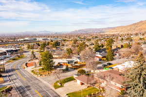 Aerial perspective of valley view to the NW