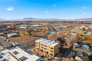 Bird's eye view of mountains