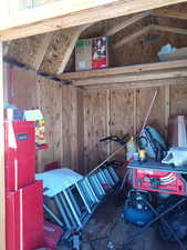 View of storage area