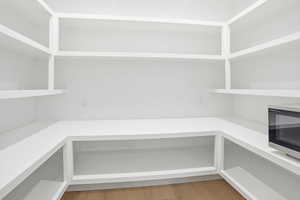 View of storage area