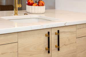 Detailed view of a sink