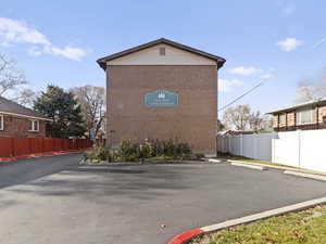 View of uncovered parking lot